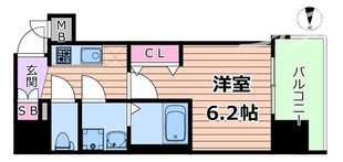 コンフォリア新梅田の物件間取画像